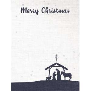 Merry Christmas Nativity Mini Notepad #55024