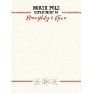 Department of Naughty & Nice Mini Notepad #55025