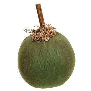 Primitive Mossy Green Pumpkin, 5"