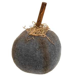 Primitive Mossy Gray Pumpkin, 5"