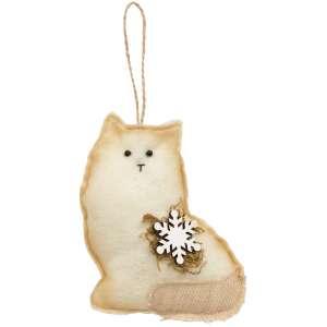 Snowflake Cat Ornament #CS38525