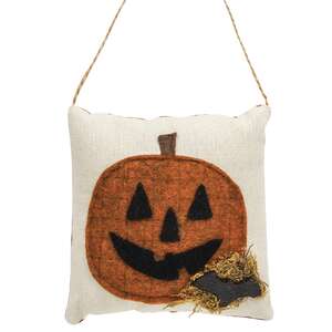 Jack O Lantern Pillow Ornament #CS38580