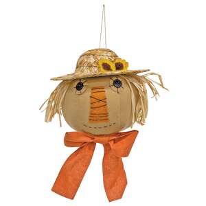 Scarecrow Head Ornament