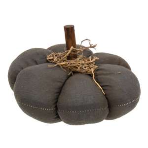 Mossy Black Pumpkin 5.25" #CS38655