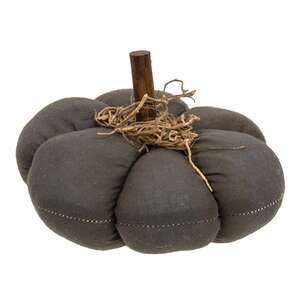 Mossy Black Pumpkin 5.25"