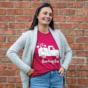 Loads of Love T-Shirt, Cardinal Red, L102;