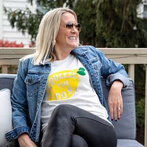 Squeeze The Day T-Shirt, Heather Prism Natural L103;