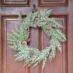 Woodland Cedar Wreath, 20" 18180