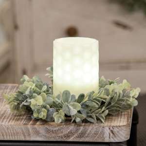 Ombre Boxwood Candle Ring, 3.5" 18188