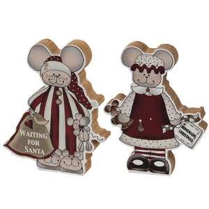 Waiting For Santa Chunky Mouse, 2 Asstd.
