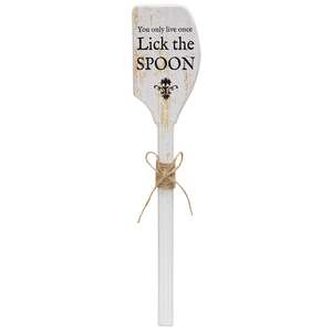 Lick the Spoon Decorative Wooden Spatula