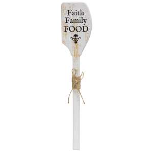 Faith Family Food Decorative Wooden Spatula #36232