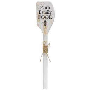 Faith Family Food Decorative Wooden Spatula