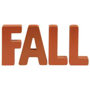 4/Set, "FALL" Wooden Letters #36347