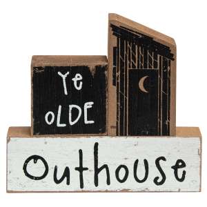 3/Set, Ye Olde Outhouse Blocks #36384