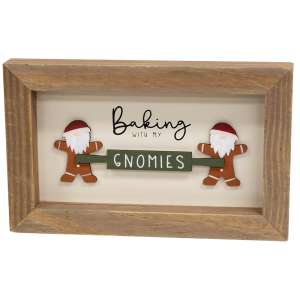 Baking With My Gnomies Framed Sign #36420