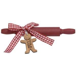 Yum Gingerbread Man Wooden Rolling Pin #36485