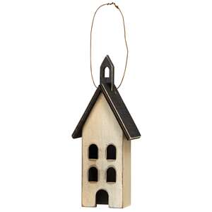 Mini Primitive Church Ornament