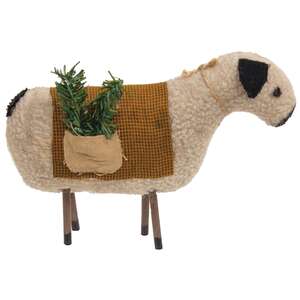 Sheep with Pine Ornament