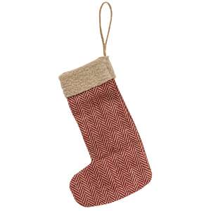 Herringbone Mini Stocking