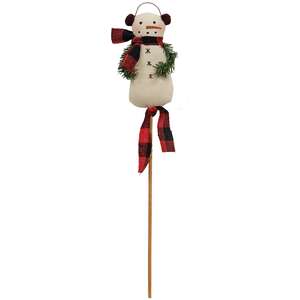 Buffalo Check Snowman Poke