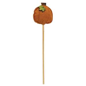 Orange Pumpkin Felt Poke