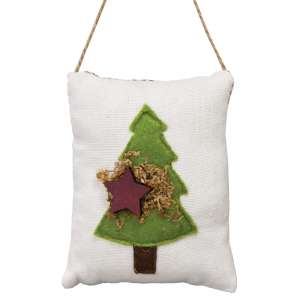 Christmas Tree Pillow Ornament #CS38581