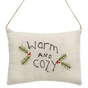 Warm and Cozy Pillow Ornament