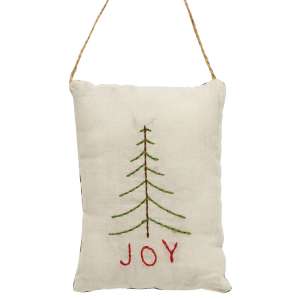 Joy Tree Pillow Ornament #CS38589
