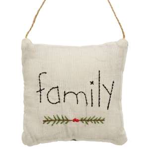 Family Pillow Ornament #CS38590