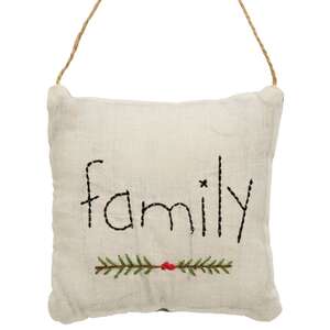 Family Pillow Ornament #CS38590