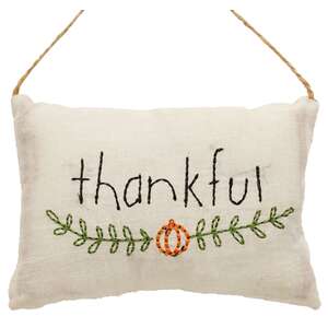 Thankful Pillow Ornament #CS38592