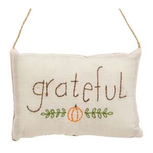 Grateful Pillow Ornament #CS38593