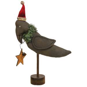 Christmas Crow Sitter