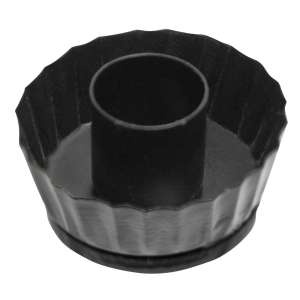 Fluted Taper Cup, Black #15221B