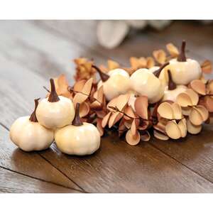 Mini Cream Pumpkin Bowl Fillers, 10/Set 18222;