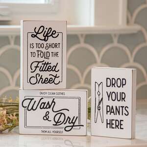 Drop Your Pants Here Block, 3 Asstd. 36279;
