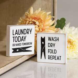 Laundry Today Block, 2 Asstd. 36281;