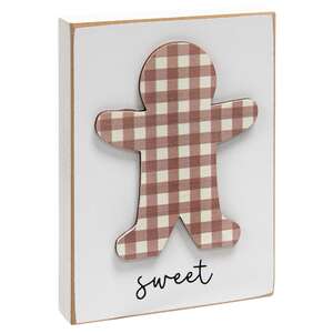 Sweet Gingerbread Man Block