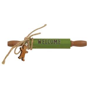 Welcome Wooden Rolling Pin