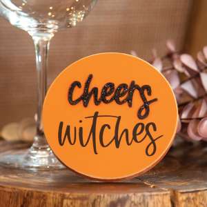 Cheers Witches Circle Easel Sign 36549