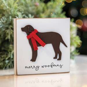 Merry Woofmas Dog Block 36596;