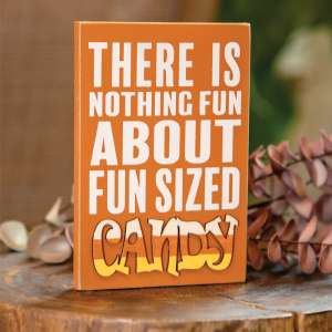 Fun Sized Candy Block Sign 36778