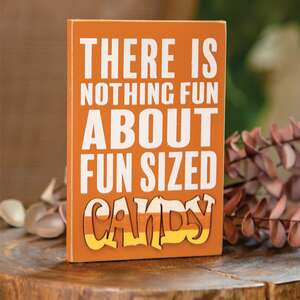 Fun Sized Candy Block Sign 36778;