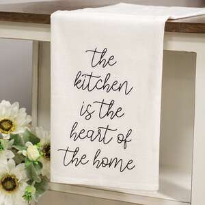 The Kitchen Is The Heart Of The Home Dish Towel 54196;