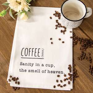 Coffee Definition Dish Towel 54197;