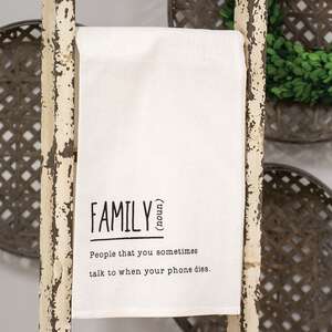 Family Definition Dish Towel 54198;