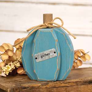 Chunky Blue Gather Pumpkin 91121;