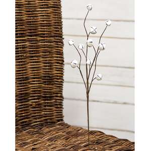 Medium White Jingle Bell Pick, 19" ;
