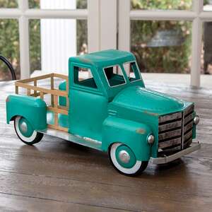 Teal Metal Truck XME4116;